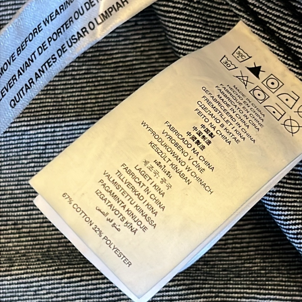 MICHAEL KORS‎  Cropped Deni Jacket Size XL - Picture 4 of 12